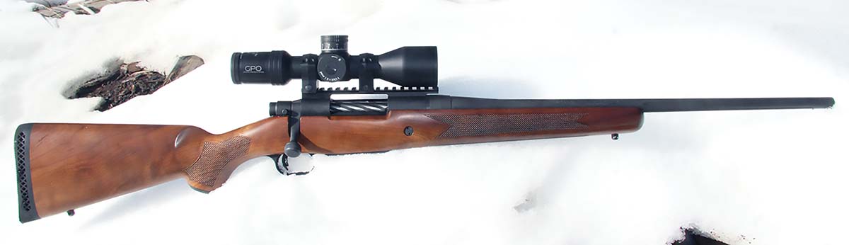 The Mossberg Patriot Walnut is an affordable rifle, but nonetheless a solid and worthwhile hunting tool. It also includes an eye-appealing walnut stock with good ergonomics.